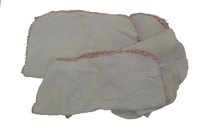 Coloured White Towels